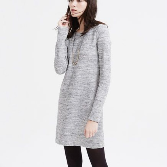 Lou & Grey Dresses & Skirts - Lou & Grey Heather Gray Long Slim Sweater Dress, M